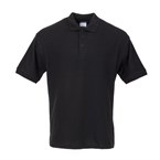 Unisex poloshirt zwart
