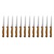 Olympia steakmes houten heft 21,5cm (12 stuks)