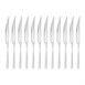 Olympia RVS steak- en pizzamessen (12 stuks)