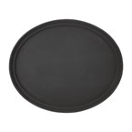 Olympia Kristallon ovaal anti-slip dienblad zwart polypropyleen 68,5cm