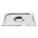 Vogue RVS deksel met lepeluitsparing GN 1/2