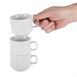 Olympia Whiteware stapelbare theekopjes 200ml (12 stuks)