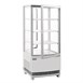 Polar C-serie koelvitrine met gebogen deuren 86L wit
