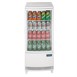 Polar C-serie koelvitrine met gebogen deuren 86L wit