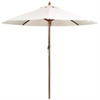 Bolero ronde parasol creme 3m