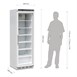 Polar C-serie display vriezer met glazen deur 365Ltr