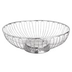 Olympia open brood- en fruitschaal RVS 25,5cm