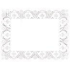 Olympia papieren taartranden 30x40cm (250 stuks)