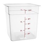 Hygiplas polycarbonaat voedseldoos vierkant 7L