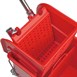Jantex Kentucky dweilkar met wringer rood 20Ltr