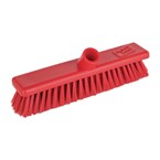 Jantex Hygiene zachte bezem 30cm rood