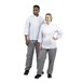 Whites Vegas unisex koksbroek zwart-wit geruit