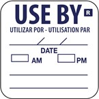 Hygiplas verwijderbare etiketten 'Use By' (1000 stuks)