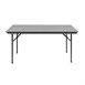 Bolero ABS rechthoekige inklapbare tafel 1,52m