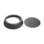 Vogue geplooide diepe anti-kleef quichevorm 25cm