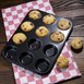Vogue carbonstalen anti-kleef bakvorm 12 mini-muffins