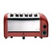 Dualit Vario broodrooster 6 sleuven rood 60154