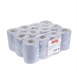 Jantex blauwe mini centrefeed rollen 1-laags (12 stuks)