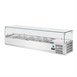 Polar G-serie opzetkoelvitrine 5x GN 1/3 en 1x GN 1/2