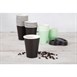 Fiesta Recyclable koffiebekers enkelwandig zwart 34cl