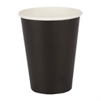 Fiesta Recyclable koffiebekers enkelwandig zwart 34cl (50 stuks)