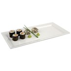 APS Pure rechthoekige melamine schaal wit 35,5x18cm