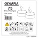 Olympia theelichten 4 uur (100 stuks)