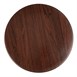 Bolero rond tafelblad donkerbruin 60cm