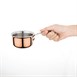 Vogue Triwall mini koperen steelpan 9(Ø)cm 330ml
