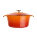 Vogue ronde inductie braadpan oranje 4Ltr