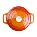 Vogue ronde inductie braadpan oranje 4Ltr