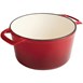 Vogue ronde inductie braadpan rood 3,2Ltr