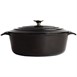 Vogue ovale inductie braadpan zwart 6Ltr