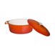 Vogue ovale inductie braadpan oranje 6Ltr