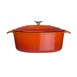 Vogue ovale inductie braadpan oranje 6Ltr