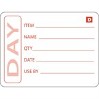 Hygiplas oplosbare voedseletiketten voorbereide gerechten (250 stuks)