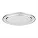 Ovaal dienblad van roestvrij staal Olympia