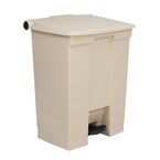 Rubbermaid pedaalemmer beige 68Ltr
