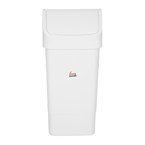 SYR afvalbak met tuimeldeksel wit