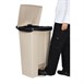 Rubbermaid afvalcontainer beige 87Ltr