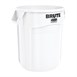 Rubbermaid Brute ronde container wit 75,7Ltr