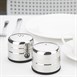 Olympia jumbo RVS peper- en zoutstrooier