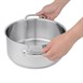 Vogue RVS inductie kookpan 24cm 4,5Ltr