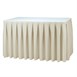 Tafelrok Boxpleat ecru