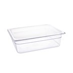 Vogue polycarbonaat 1/2 gastronorm container 100mm transparant