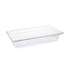 Vogue polycarbonaat bak transparant GN 1/3 65mm