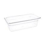 Vogue polycarbonaat 1/3 gastronorm container 100mm transparant