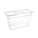 Vogue polycarbonaat bak transparant GN 1/3 200mm