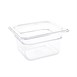 Vogue polycarbonaat 1/6 gastronorm container 100mm transparant