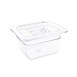 Vogue polycarbonaat 1/6 gastronorm container 100mm transparant